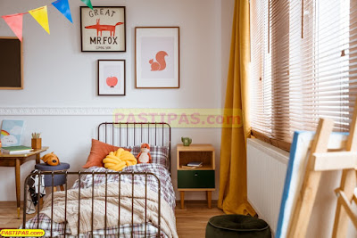 Aplikasikan Warna Biru dan Putih Pada Interior Kamar Tidur Minimalis 