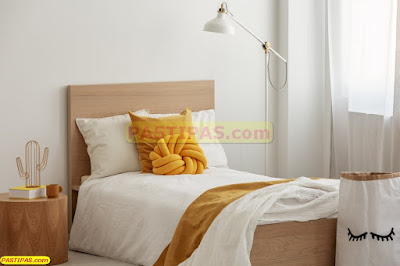 Aplikasikan Warna Biru dan Putih Pada Interior Kamar Tidur Minimalis 