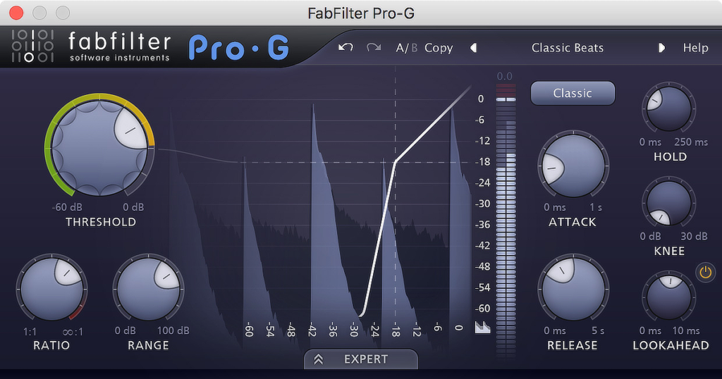 Noise Gate VST plugin mixing